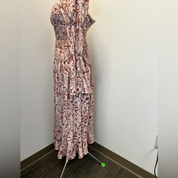 Amur Filipa Dress Size 2 New With Tags Blush Wildflowers MIDI Length Spring - Picture 15 of 15